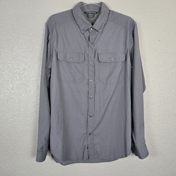 ExOfficio Men's Long Sleeve Button-Up Vented Travel Shirt Size M Outdoor Fishing - Picture 1 of 6